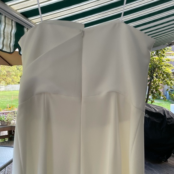 Jay Godfrey White Dawson Strapless Bridal Jumpsuit (Rehearsal or Bachelorette) - Picture 9 of 10